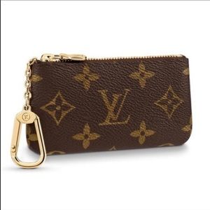 Louis Vuitton monogram key pouch in used condition